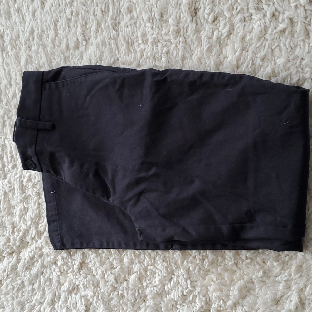 Mens black Dockers slacks size 28 x 30 slim